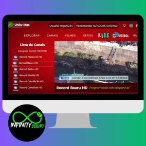 SCRIPT UNITV MAX 2025 + Teste Automático