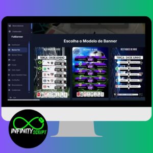 SCRIPT GERADOR DE BANNERS FILMES SERIES E JOGOS DO DIA